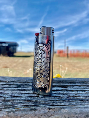 Silver Lighter - case for regular lighter